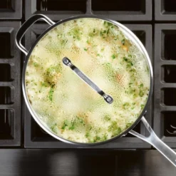 KitchenAid Stainless Steel 3-Ply Base 4.5qt Covered Deep Saute Pan With Helper Handle -Cookware Specialty Store GUEST 01a8785d f603 41f5 ab2a e0dd638984ec