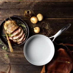 Greenpan Venice Pro Tri-Ply Stainless Steel Ceramic Non Stick 8" Frypan Vibrant Silver -Cookware Specialty Store GUEST 0289268f 0be7 4a66 ad20 6638db9737fc