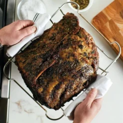 KitchenAid Stainless Steel 5-Ply Clad 15"x11.5" Roasting Pan With Stainless Steel Rack -Cookware Specialty Store GUEST 0557cb7b 3463 4fac 9158 be062e6eaa75