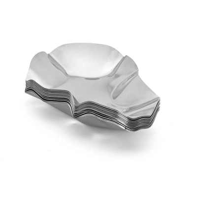 12pk Stainless Steel Oyster Shells - Outset 2 12pk Stainless Steel Oyster Shells - Outset - Image 2