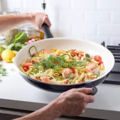 GreenPan Rio 13.5" Great Big Frypan With Helper Handle Black -Cookware Specialty Store GUEST 0e29304c 18ba 40cf 844a 3e9cd72bffe6