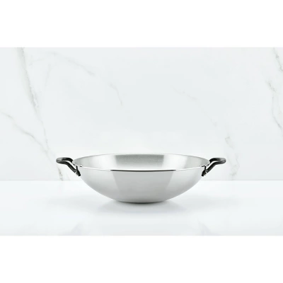 KitchenAid 5-Ply Clad Stainless Steel 15" Wok 5 KitchenAid 5-Ply Clad Stainless Steel 15" Wok - Image 5