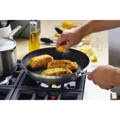 KitchenAid 3-Ply Base Stainless Steel 12" Nonstick Frying Pan -Cookware Specialty Store GUEST 13b636c7 90dc 4d4e 94b4 7a0f33eedb17