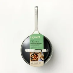 3qt Nonstick Hard Anodized Aluminum Sauce Pan With Lid Dark Gray - Figmint™ 10 3qt Nonstick Hard Anodized Aluminum Sauce Pan With Lid Dark Gray - Figmint™ -Cookware Specialty Store GUEST 148fa994 588a 40c2 82c2 84f92e0a60c7