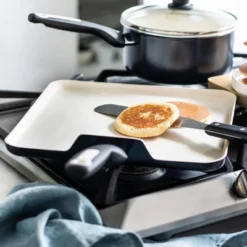 GreenPan Rio 11" Ceramic Nonstick Griddle Black