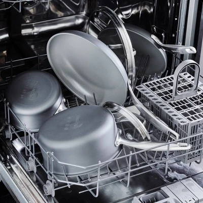 GreenPan Chatham Hard Anodized Healthy Ceramic Nonstick 3qt Saucepan With Lid - Gray 6 GreenPan Chatham Hard Anodized Healthy Ceramic Nonstick 3qt Saucepan With Lid - Gray - Image 6