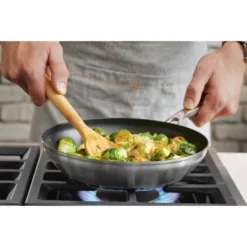 KitchenAid 3-Ply Base Stainless Steel 9.5" Nonstick Frying Pan -Cookware Specialty Store GUEST 2b9032a2 0d06 42a1 8f05 cf0e7ad33e43