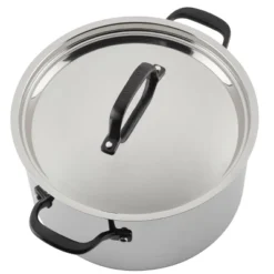 KitchenAid 5-Ply Clad Stainless Steel 8qt Stockpot With Lid -Cookware Specialty Store GUEST 2e189123 bde4 4071 b914 edd15bdcce48