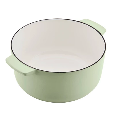 KitchenAid 6qt Enameled Cast Iron Induction Dutch Oven Pistachio 7 KitchenAid 6qt Enameled Cast Iron Induction Dutch Oven Pistachio - Image 7