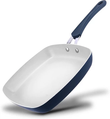 NutriChef 9.45'' Grill Pan - Non-Stick High-Qualified Kitchen Cookware 1 NutriChef 9.45'' Grill Pan - Non-Stick High-Qualified Kitchen Cookware