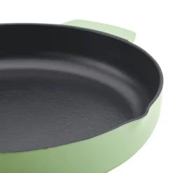 KitchenAid 12" Enameled Cast Iron Induction Skillet With Helper Handle And Pour Spouts Pistachio -Cookware Specialty Store GUEST 460e23e7 5894 48a8 a369 9b17fb4b173b