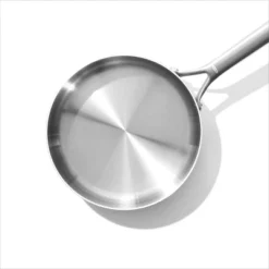 OXO 9.5" Mira Tri-Ply Stainless Steel Skillet With Lid Silver