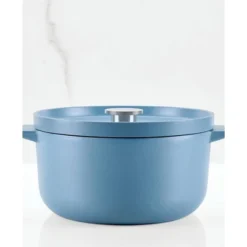 KitchenAid 6qt Enameled Cast Iron Induction Dutch Oven Blue Velvet -Cookware Specialty Store GUEST 5018b8f7 ce86 4497 8015 ba3e7cb61e93