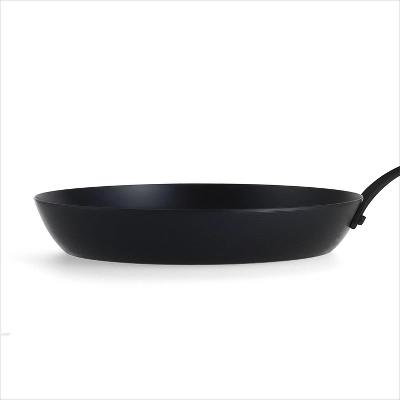 OXO 10" Steel Open Frypan With Silicone Sleeve Black 1 OXO 10" Steel Open Frypan With Silicone Sleeve Black
