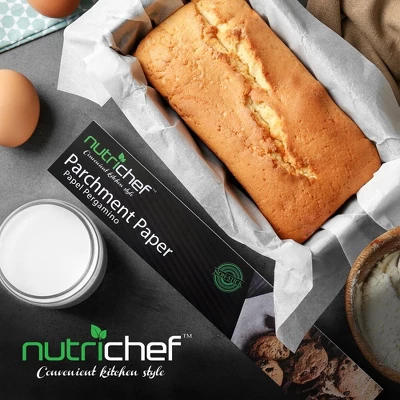 NutriChef Heavy Duty Parchment Paper Roll For Baking, Easy To Cut & Non-stick Cooking Paper For Bread, Cookies, Air Fryer, Steaming, Grilling 2 NutriChef Heavy Duty Parchment Paper Roll For Baking, Easy To Cut & Non-stick Cooking Paper For Bread, Cookies, Air Fryer, Steaming, Grilling - Image 2