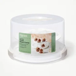 Round Cake Carrier White/Clear - Figmint™ 7 Round Cake Carrier White/Clear - Figmint™ -Cookware Specialty Store GUEST 75c1cff3 39c3 400c 8fa8 a69d45ce133e