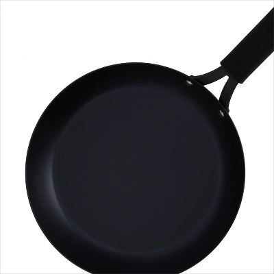OXO 10" Steel Open Frypan With Silicone Sleeve Black 4 OXO 10" Steel Open Frypan With Silicone Sleeve Black - Image 4