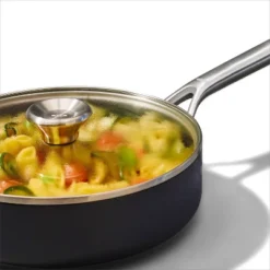 OXO 9.5" Ceramic Pro Non-Stick Skillet With Lid Gray -Cookware Specialty Store GUEST 7edb1371 82ee 403d 9c58 aebfe44c9cce