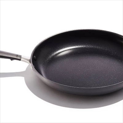 OXO 12" Non-Stick Open Frypan Set Black 2 OXO 12" Non-Stick Open Frypan Set Black - Image 2