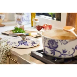 Cuisinart Caskata 5qt Enameled Cast Iron Round Casserole - Floral Landscape -Cookware Specialty Store GUEST 82cb03f5 5dbc 4a47 ba8a f9c1e5e1e58e