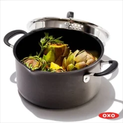OXO 6qt Non-Stick Stock Pot Black -Cookware Specialty Store GUEST 879111f0 7ab3 4519 8e4e b882aefa1a8b