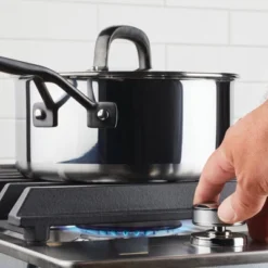 KitchenAid Stainless Steel 5-Ply Clad 3qt Covered Saucepan -Cookware Specialty Store GUEST 8b01b20e eb75 42da 8816 1f1ead798903