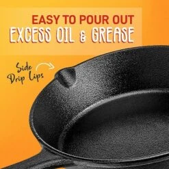 NutriChef Heavy Duty Non Stick Pre Seasoned Cast Iron Skillet Frying Pan 3 Piece Set, 8 Inch 10 Inch 12 Inch Pans With Silicone Handles (2 Pack) 6 NutriChef Heavy Duty Non Stick Pre Seasoned Cast Iron Skillet Frying Pan 3 Piece Set, 8 Inch 10 Inch 12 Inch Pans With Silicone Handles (2 Pack) -Cookware Specialty Store GUEST 8ee4d21e 6e05 465d 835d 81862de4f5fd