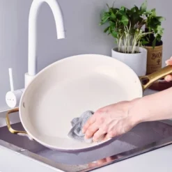 GreenPan Reserve 12" Frypan With Helper Handle & Lid Blush -Cookware Specialty Store GUEST b2f73976 7db6 42d6 be74 617a65525e39