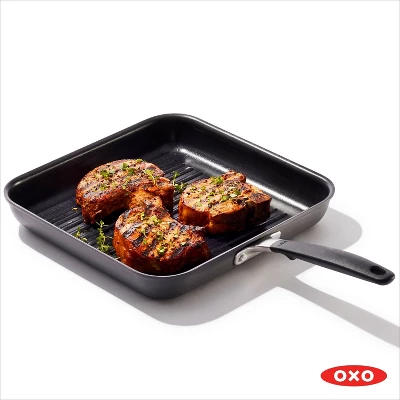 OXO 11" Non-Stick Square Grill Pan Black 4 OXO 11" Non-Stick Square Grill Pan Black - Image 4