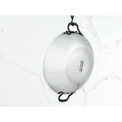 KitchenAid 5-Ply Clad Stainless Steel 15" Wok 6 KitchenAid 5-Ply Clad Stainless Steel 15" Wok - Image 6