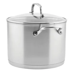 KitchenAid 3-Ply Base Stainless Steel 8qt Stockpot With Lid -Cookware Specialty Store GUEST bb95c010 79e1 498b b4f6 d6457340a9b2