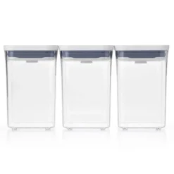 OXO POP 3pc Food Storage Container Value Set White