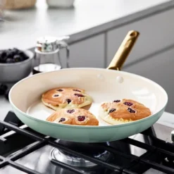 GreenPan Reserve 12" Frypan With Helper Handle & Lid Mint Green 11 GreenPan Reserve 12" Frypan With Helper Handle & Lid Mint Green -Cookware Specialty Store GUEST bedb74ad 5ce3 4038 aaf8 dcf7d8685b7a