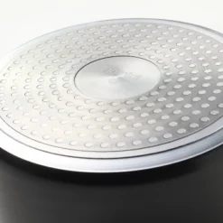 1.5qt Nonstick Hard Anodized Aluminum Sauce Pan With Straining Lid Dark Gray - Figmint™ -Cookware Specialty Store GUEST c94787aa 57eb 41ed 8968 197ae86790a8