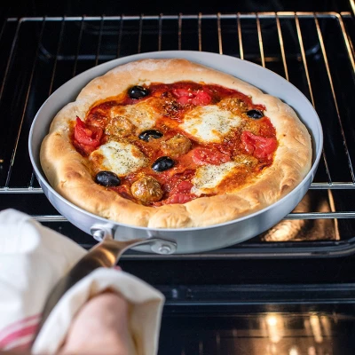 Greenpan Venice Pro Tri-Ply Stainless Steel Ceramic Non Stick 11" Frypan Vibrant Silver 5 Greenpan Venice Pro Tri-Ply Stainless Steel Ceramic Non Stick 11" Frypan Vibrant Silver - Image 5