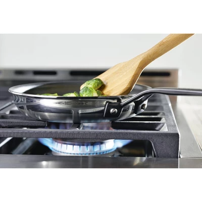 KitchenAid 5-Ply Clad Stainless Steel 8.25" Nonstick Frying Pan 3 KitchenAid 5-Ply Clad Stainless Steel 8.25" Nonstick Frying Pan - Image 3