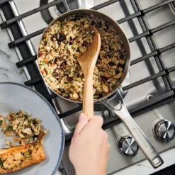 KitchenAid 3qt 3-Ply Blasé Stainless Steel Induction Saucepan With Lid Silver -Cookware Specialty Store GUEST e7d4f485 4f1a 4815 af1d 83da60fc7d92