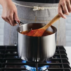 KitchenAid 3qt 3-Ply Blasé Stainless Steel Induction Saucepan With Lid Silver -Cookware Specialty Store GUEST e816b852 75e0 438c b925 df87af23398b