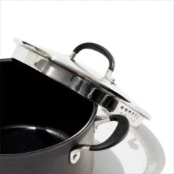 OXO 6qt Non-Stick Stock Pot Black -Cookware Specialty Store GUEST e8a30e22 9d8b 482b 860e 7f45d5e26088