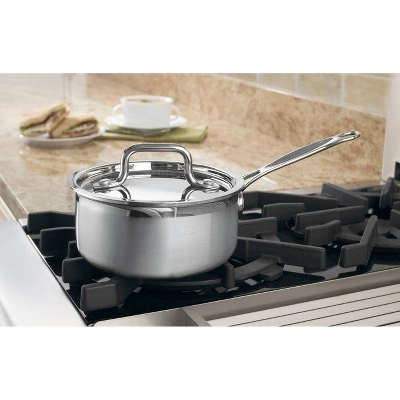 Cuisinart Multiclad Pro 1.5qt Tri-Ply Stainless Steel Saucepan With Cover - MCP19-16N 2 Cuisinart Multiclad Pro 1.5qt Tri-Ply Stainless Steel Saucepan With Cover - MCP19-16N - Image 2