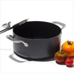 OXO 9.5" Ceramic Pro Non-Stick Casserole With Lid Gray