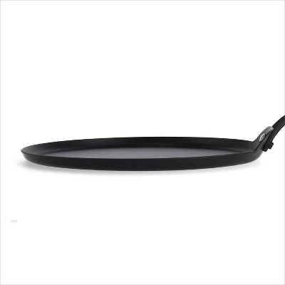 OXO 10" Steel Crepe Pan With Silicone Sleeve Black 1 OXO 10" Steel Crepe Pan With Silicone Sleeve Black