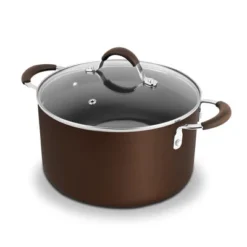 Dutch Oven Pot With Lid - Non-Stick High-Qualified Kitchen Cookware With See-Through Tempered Glass Lids, 5 Quart