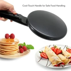 NutriChef Electric Griddle Crepe Maker - Nonstick Pan Cooktop With Automatic Temperature Control & Plug-in Operation For Kitchen & Countertop. -Cookware Specialty Store GUEST fdcd0ebd 98ab 41b5 8626 c887827eb51f